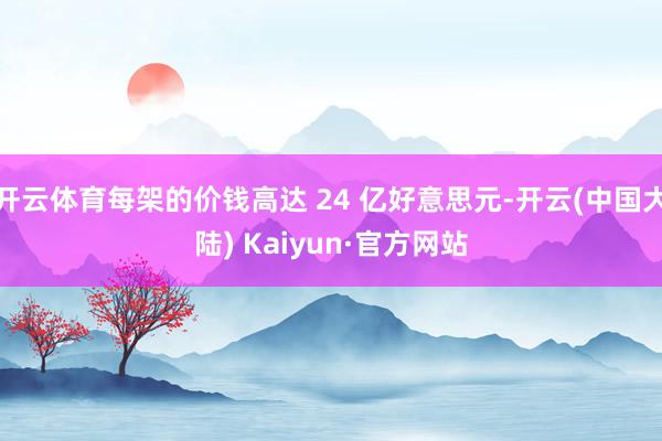 开云体育每架的价钱高达 24 亿好意思元-开云(中国大陆) Kaiyun·官方网站